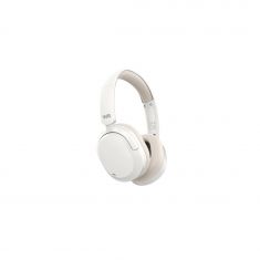 Casque WE Bluetooth - ENC&ANC 35dB -  BT V5,3 - 4 Micros intégrés - arceau réglable coussinets rotatifs - batterie de 500mAh, autonomie en veille 60h, Blanc