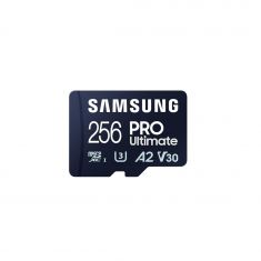 CARTE MEMOIRE SAMSUNG 256 Go MICRO-SD PRO Ultimate avec lecteur USB Classe 10 Lecture 200 Mo/s Ecriture 130 Mo/s MB-MY256SB/WW