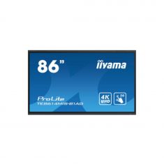 IIYAMA LFD 86" dalle VA anti-reflet 50 points 3840x2160 HPs DP 4xHDMI 2xUSB-C 5xUSB HUB 435 cd/m² 6.5 ms Tactile Infrarouge VESA  800x600 orient paysage