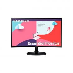 ECRAN 27'' SAMSUNG S27C366EAU Noir Incurvé 1800R 1920x1080 VA 16:9 4ms 250 cd/m² 60Hz 3000:1 1xD-Sub 1xHDMI AMD FreeSync 