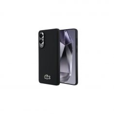 Coque magnétique Petit Piqué Lacoste Coloris Noir pour Galaxy S25 Edge GP-LCHMS25PVCK