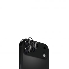 WE Lentilles de protection pour objectifs d'appareil photo iPhone 16 PRO / 16 PRO MAX / 17 PRO / 17 PRO MAX transparent/noir (3 lentilles incluses)