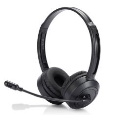 WE Casque micro filaire JK+USB pivotant arceau réglable jack 3.5