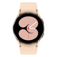 SAMSUNG Galaxy Watch4 40M Bluetooth Gold Aluminium bracelet silicone OS Google Electro cardiogramme pression sanguine design sport SM-R860NZDAXEF DAS 0.420 W/Kg