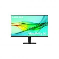 ECRAN 27" SAMSUNG ViewFinity S60UD Noir 2560x1440 IPS Bords ultra-fins 5ms 100hz 350cd/m2 HDMI DP 3xUSB 1xUSB-C LAN Pied modulable hauteur inclin pivot orient