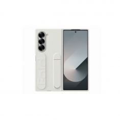ACC - COQUE SILICONE SUPPORT FOLD6 BLANC