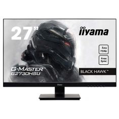 Ecran IIYAMA 27'' 1ms G-Master Bl Black Hawk 1920x1080 75Hz 250cd/m² 1000:1 HDMI DisplayPort 2x USB HP BlackTuner / G2740HSU-B1