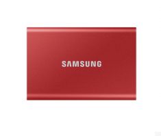 SSD EXT SAMSUNG T7 2TO rouge métallique USB 3.2 Gen 2 MU-PC2T0R/WW