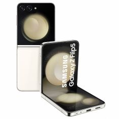 Smartphone Galaxy Z Flip 5G Bege 8 Go 512 Go Ecran Plaible 6,7" FHD+ 120Hz adaptatif, écran externe 3,4 IPX8 Partage dénergie sans fil 4,5W