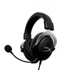 Casque-micro de jeu HyperX CloudX Noir Argent, cadre aluminium et coussinets à mémoire de forme