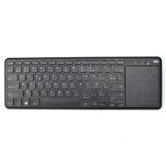 Clavier sans fil pavé tactile intég connx 2.4GHz avec recepteur pavé tactile/numérique 2-en-1 cmpt smart TV/PC/Mac