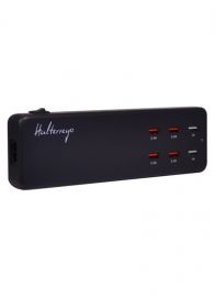 Chargeur secteur USB universel H.Charging HOME 6 ports dont 4 ports ultra-rapides Noir