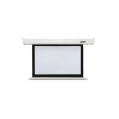 Acer Toile de projection Motorisée 100" (16:10),  Plafond & Mur Mat Blanc, Télécommande