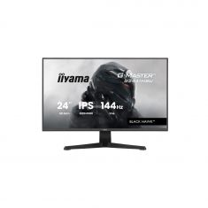 Ecran IIYAMA 23.8'' 1ms G-Master Black Hawk Noir IPS 1920x1080 16:9 144Hz 350cd/m² 1500:1 HDMI DisplayPort 2xUSB HPs 2x2W Black Tuner G2441HSU-B1