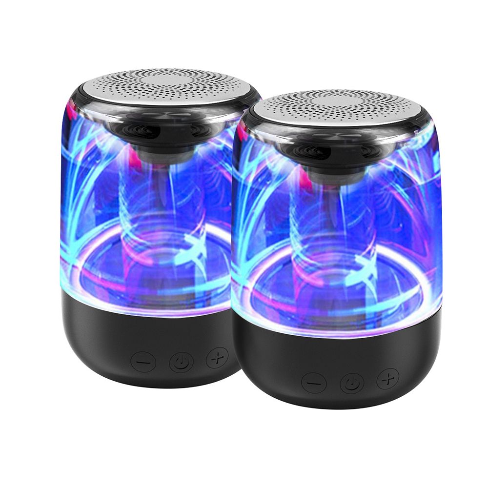 Mini enceinte Bluetooth Réveil LED haut-parleur de carte