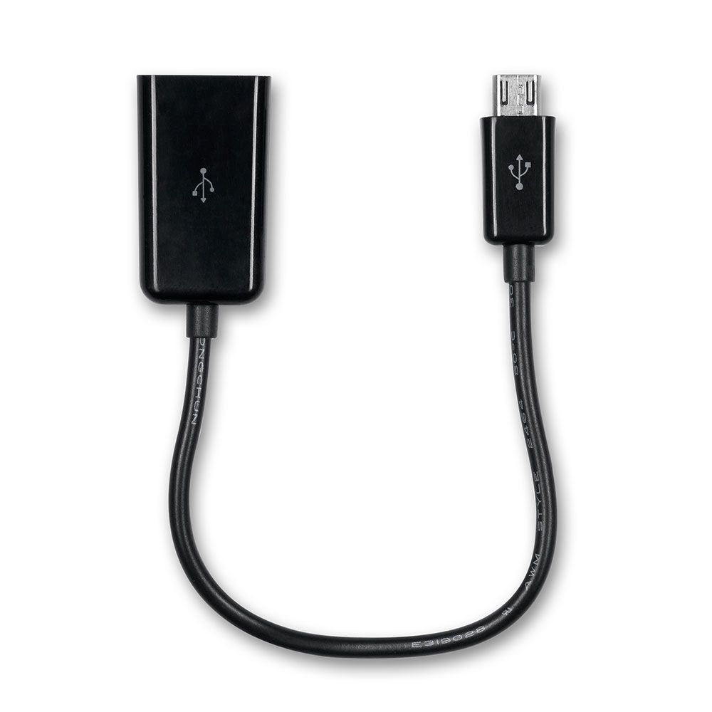 Câble USB2.0 Femelle vers micro USB Mâle 15 cm Noir - cable OTG