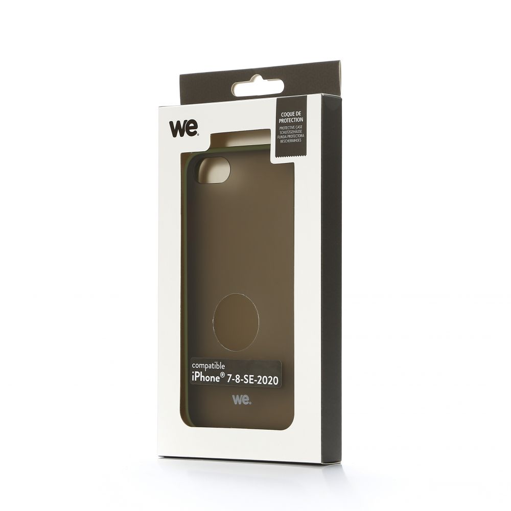 Coque Caoutchouc We Pour Smartphone Apple Iphone 6 7 8 Se Kaki Anti Choc Traitement Anti Buee Et Anti Empreinte