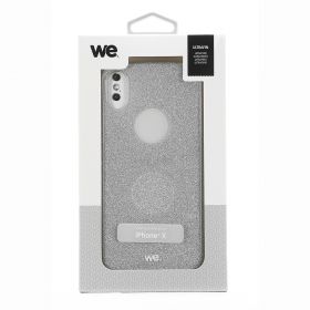 Coque de protection PAILLETTES : Effet brillant - résistante - légère - semi-rigide - compatible pour iPhone X