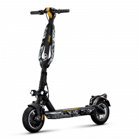 Trottinette elec JEEP URBAN CAMOU Cadre Magn mot 500W Pneu 10'' Frein av/ar a disque 19kg Batt 48V/9,6Ah 461W Clignotants IPX4