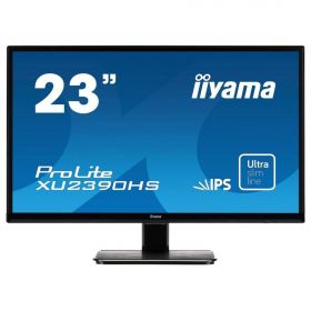Moniteur IIYAMA 23'' LED IPS 16:9 4ms 1920x1080 VGA DVI HDMI HP ULTRA MINCE XU2390HS-B1