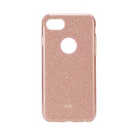 Coque de protection PAILLETTES : Effet brillant - résistante - légère - semi-rigide - compatible pour iPhone 6 / 6S / 7 / 8 / SE 2023