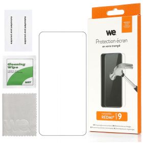 Verre trempé : Protection écran - dureté 9H (9 fois plus résistant) - anti-rayures - anti-bulles d'air - ultra-résistant - compatible pour REDMI NOTE 9 / REDMI NOTE 9 5G / REDMI NOTE 9T