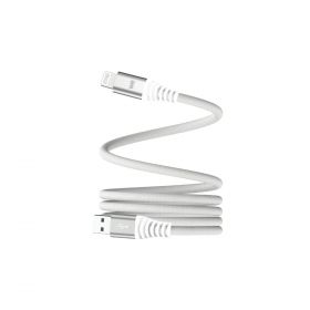 câble USB /Lightning magnétique, USB 2,0 - 5V/2,4A / 12W, 1mètre blanc
