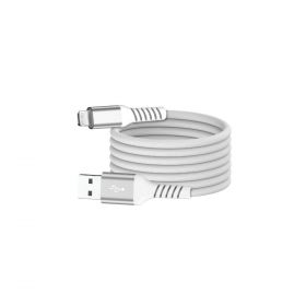 câble USB /Lightning magnétique, USB 2,0 - 5V/2,4A / 12W, 1mètre blanc