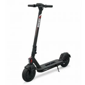 Trottinette elec DUCATI PRO1 EVO Cadre Alu  moteur 350W Pneu 8.5'' Frein électro AV / Disc AR 12kg Batt 36V/7.8Ah 280W Ecran Clignotant Charge max 100kg IP54