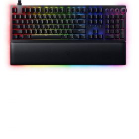 RAZER Huntsman V2 (Analog Switch) - Clavier jeu AZERTY Switches Optiques Analogiques - Mode déclenchement rapide - 4 touches multimedias - Touches en PBT ***