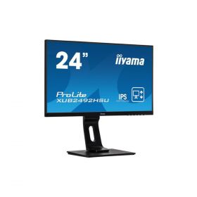 Ecran IIYAMA 24 IPS LED 16:9 Noir 4ms 1920x1080 250 cd/m² DP HDMI 2xUSB-HUB 1xUSB-C HP 2x2W sans bordure sur 3 côtés- Pivot Réglable Haut"